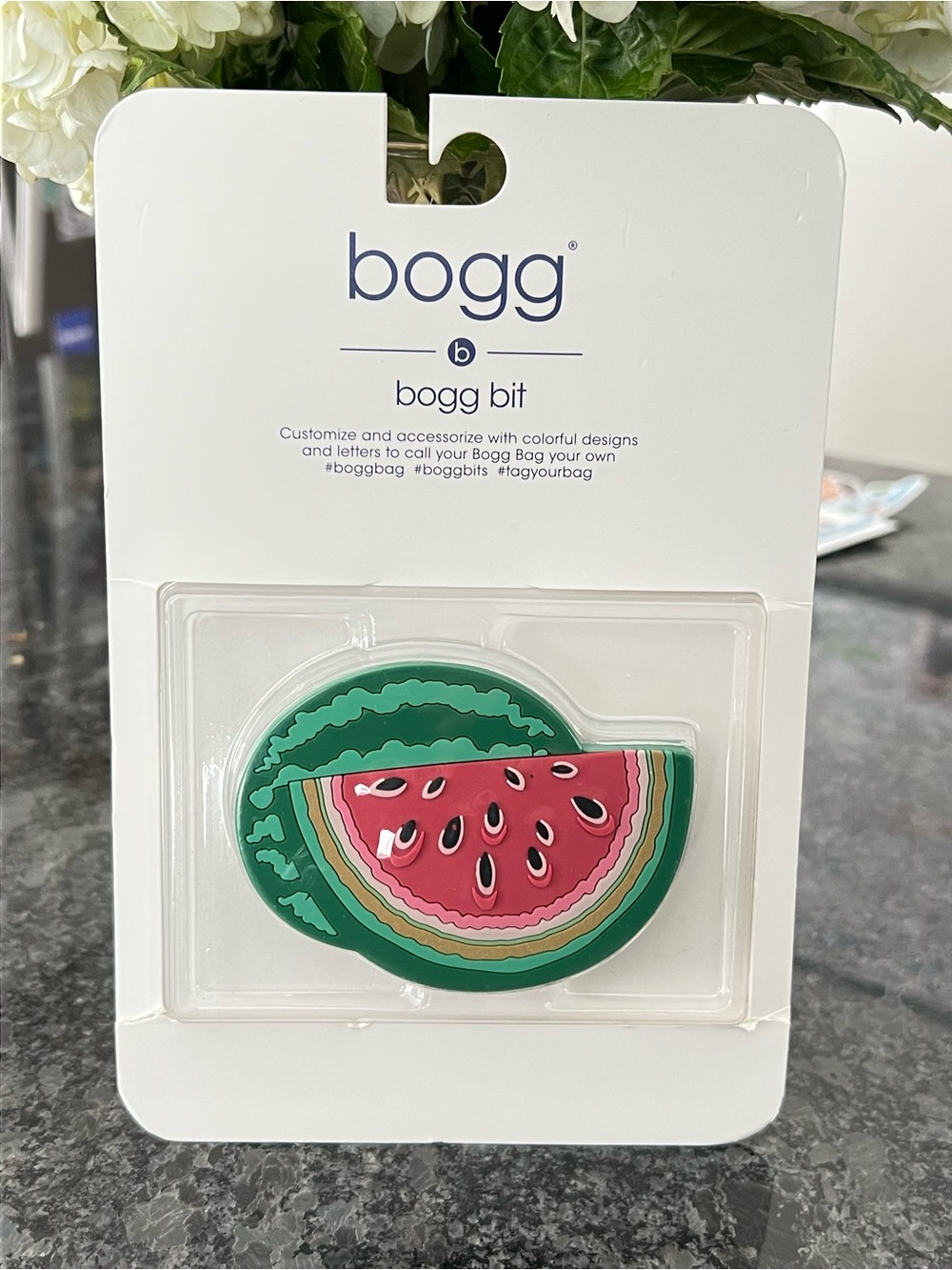 🎸 BOGG BAG Watermelon Bogg Bit in Green & Pink